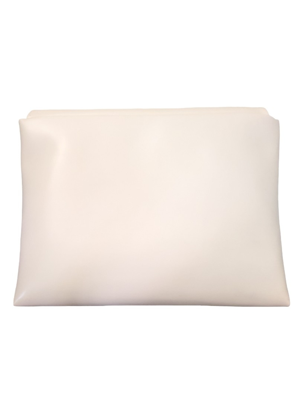 MESHKI Kiera Faux Leather Oversized Clutch - Ivory NWT
